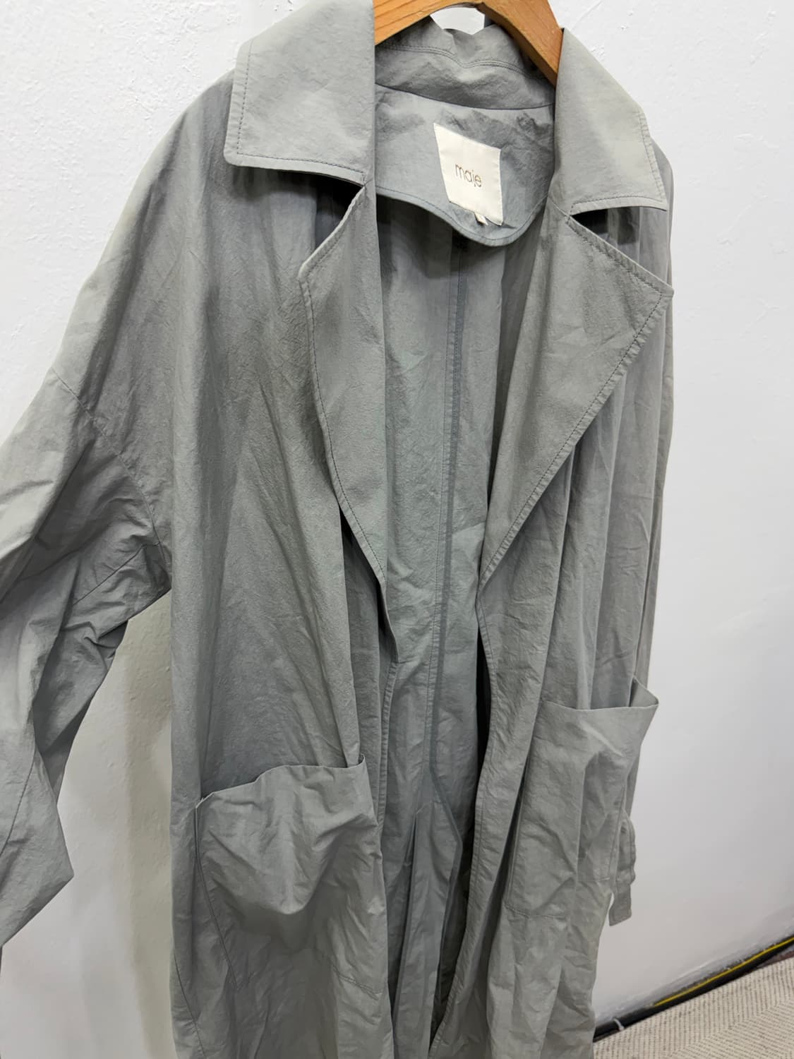 정품) 마쥬 여성 트렌치 코트 바람막이 1 상품이미지2