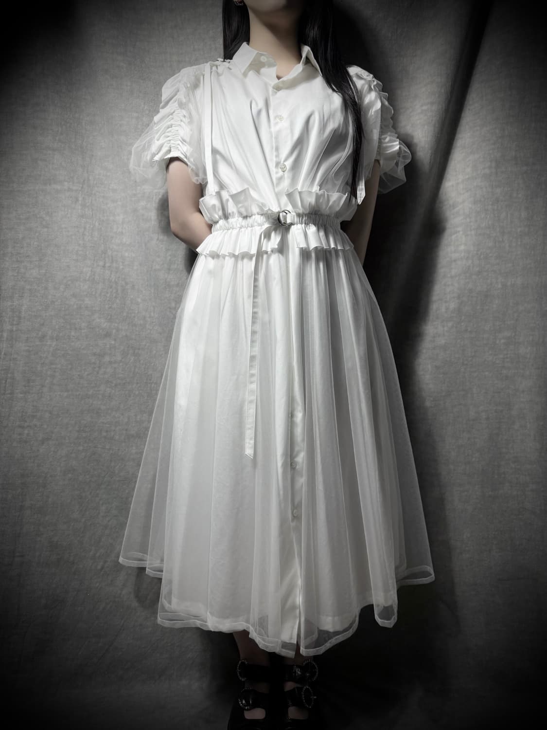 noir kei ninomiya 22SS Tulle Dress 상품이미지1