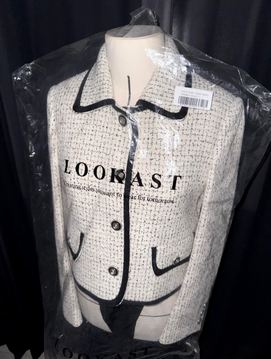 LOOKAST 트위드 울자켓 (새상품) 상품이미지1