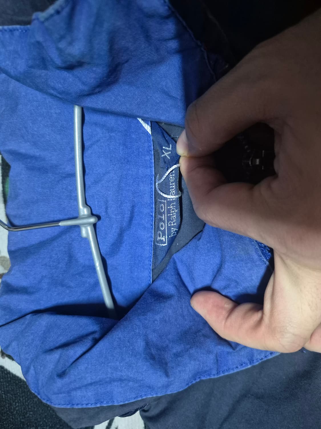 90's 폴로스포츠 컬러블록 히든후드 자켓 XL 정품 상품이미지4