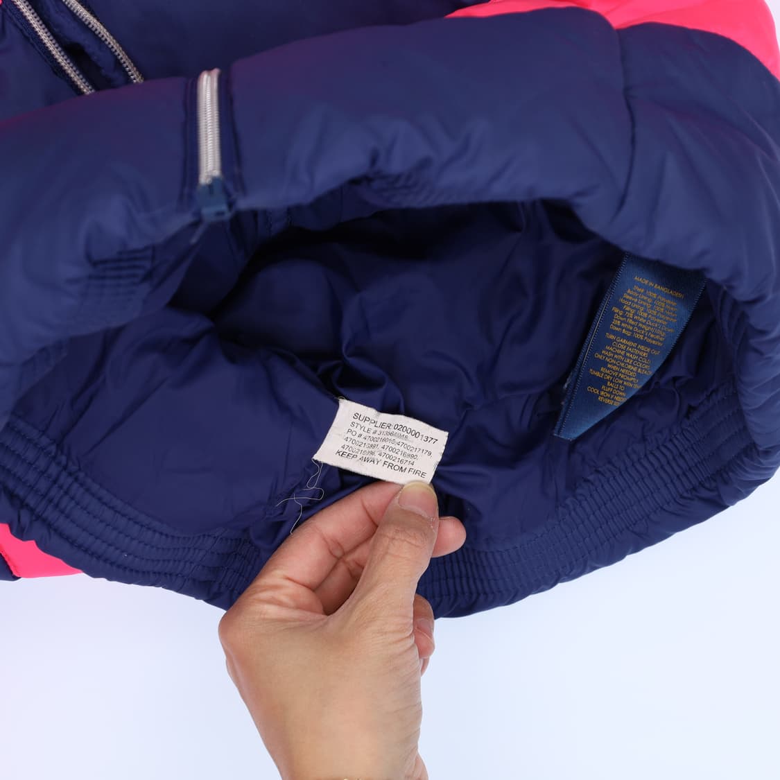 [S(7)] 폴로 키즈 덕 스트라이프 패딩 1107HR1 상품이미지7