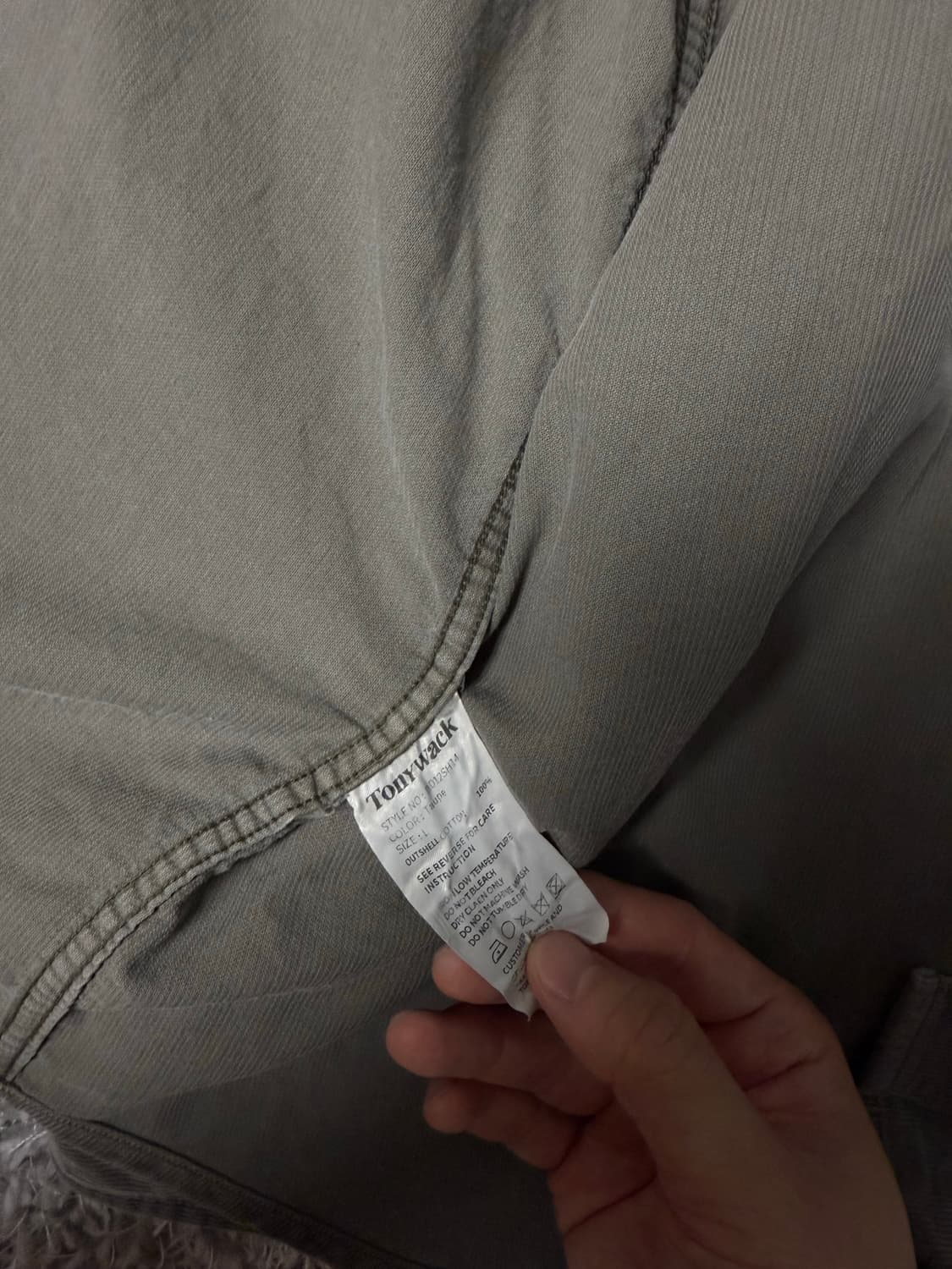 토니웩 Garment-Dyed Coduroy Officer Shirt 상품이미지3