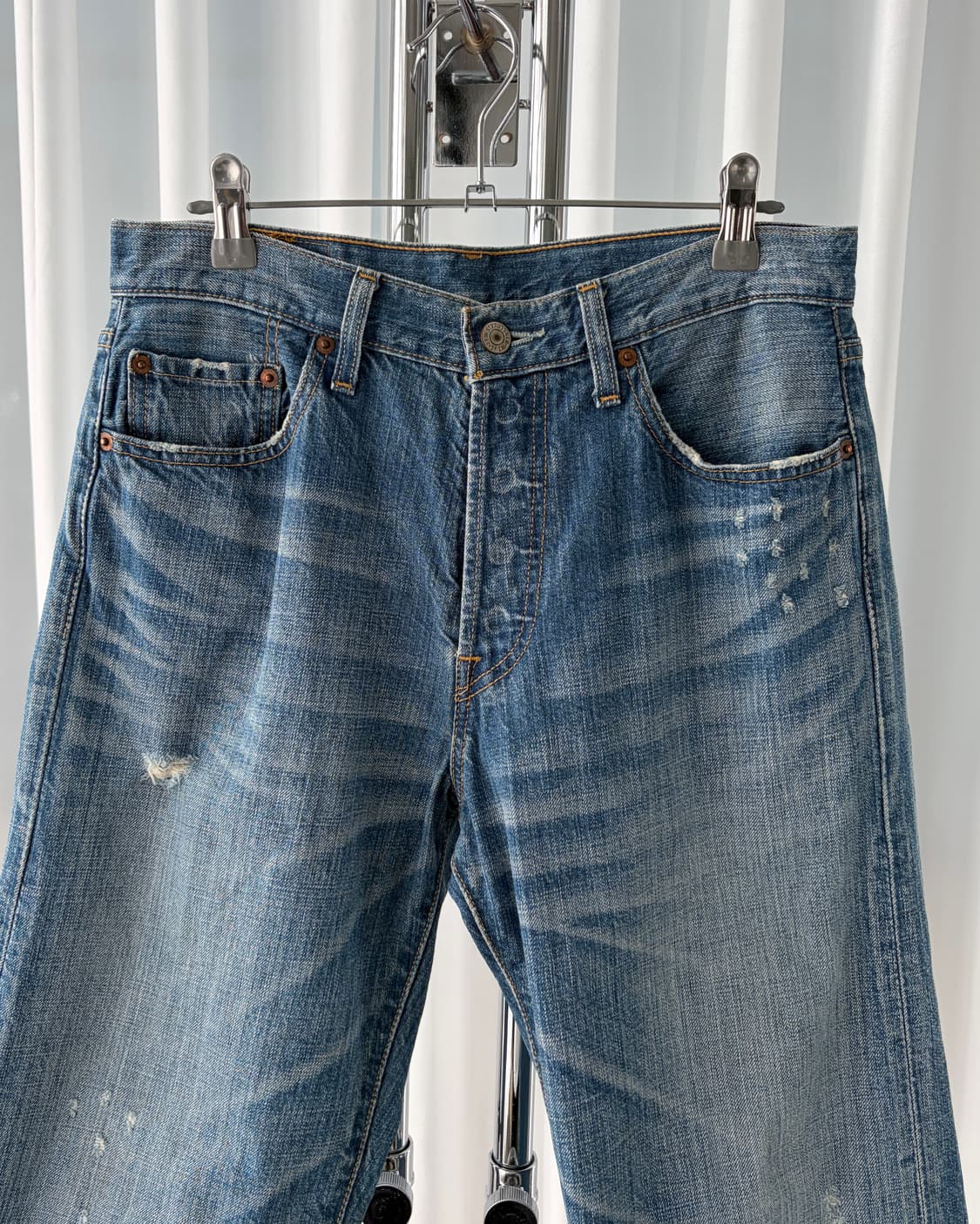 [30인치]리바이스 USA 501 그런지 데님 팬츠 상품이미지3