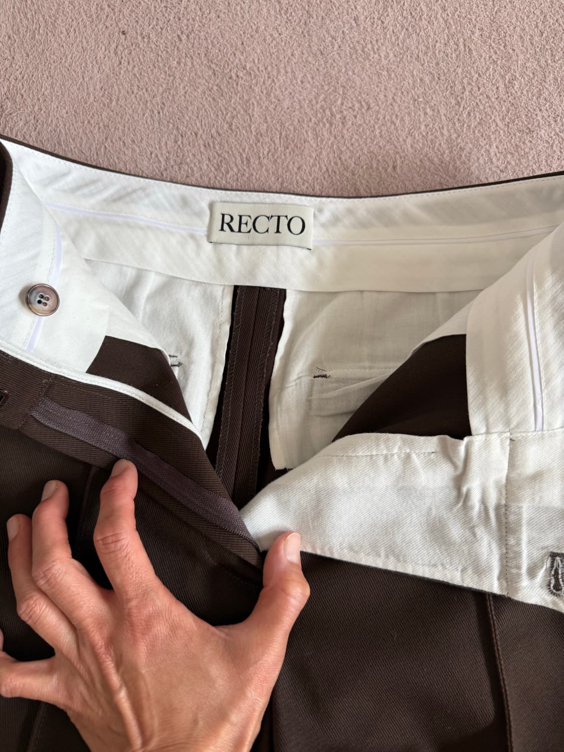 Recto 렉토 24 ss 면트윌 반바지 S 상품이미지4