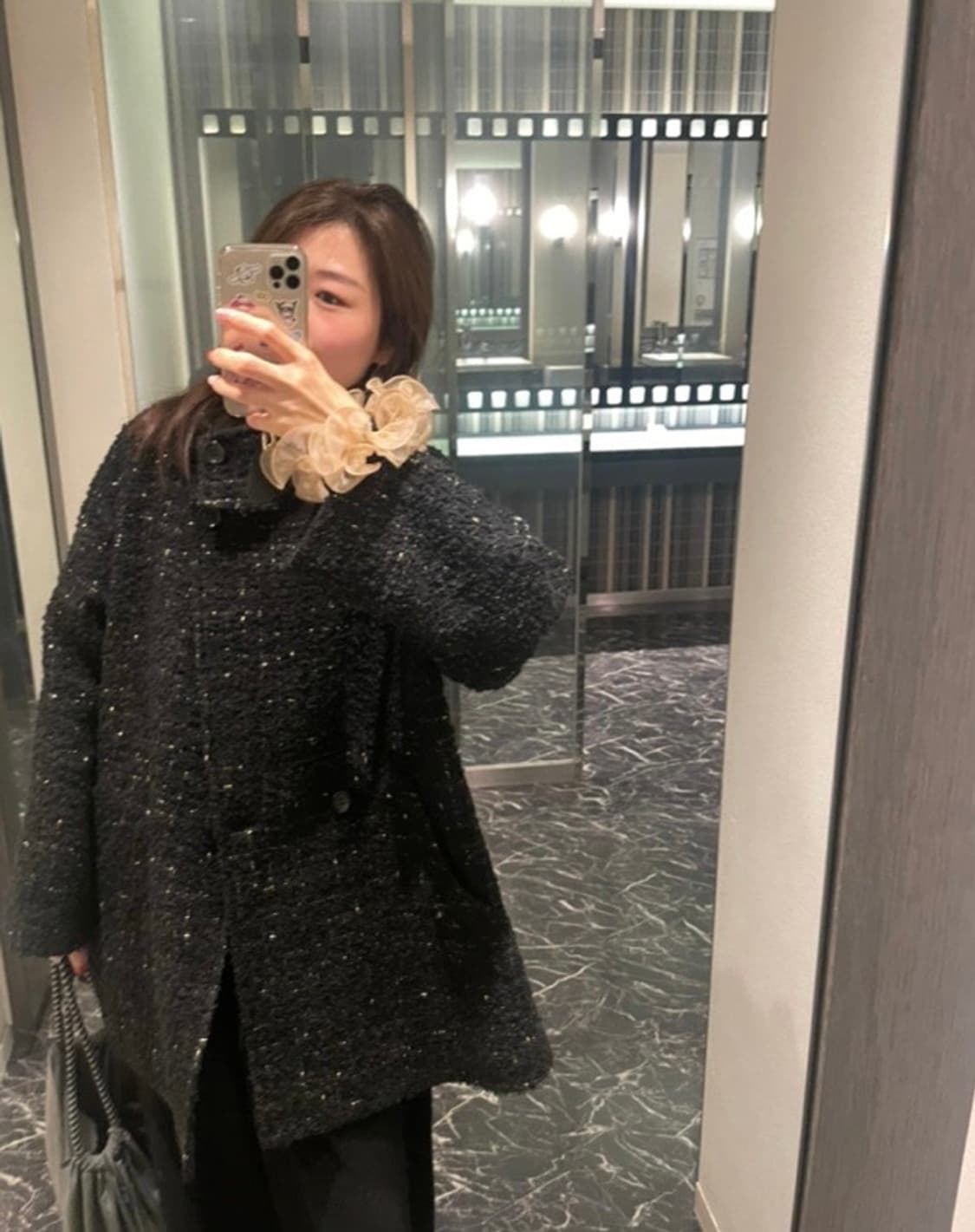 저널스탠다드 트위드 코트 (italy 원단/made in japan) 상품이미지1