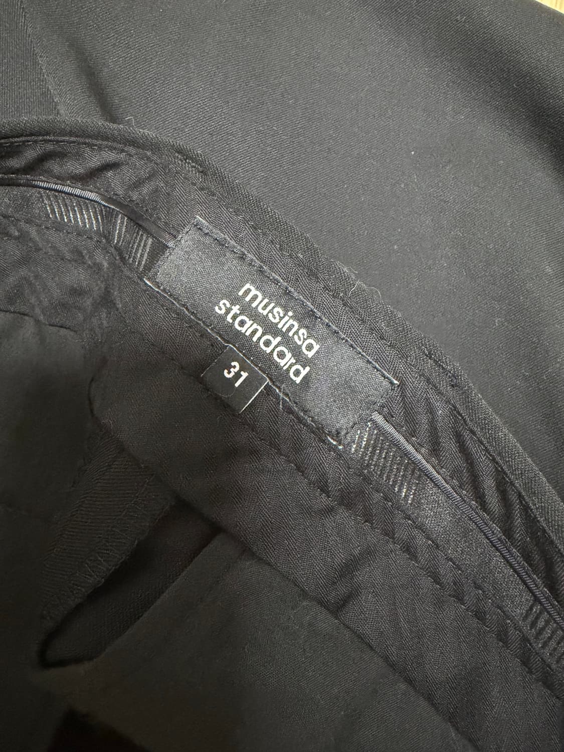 무신사 스탠다드 세미 부츠컷 슬랙스 상품이미지3