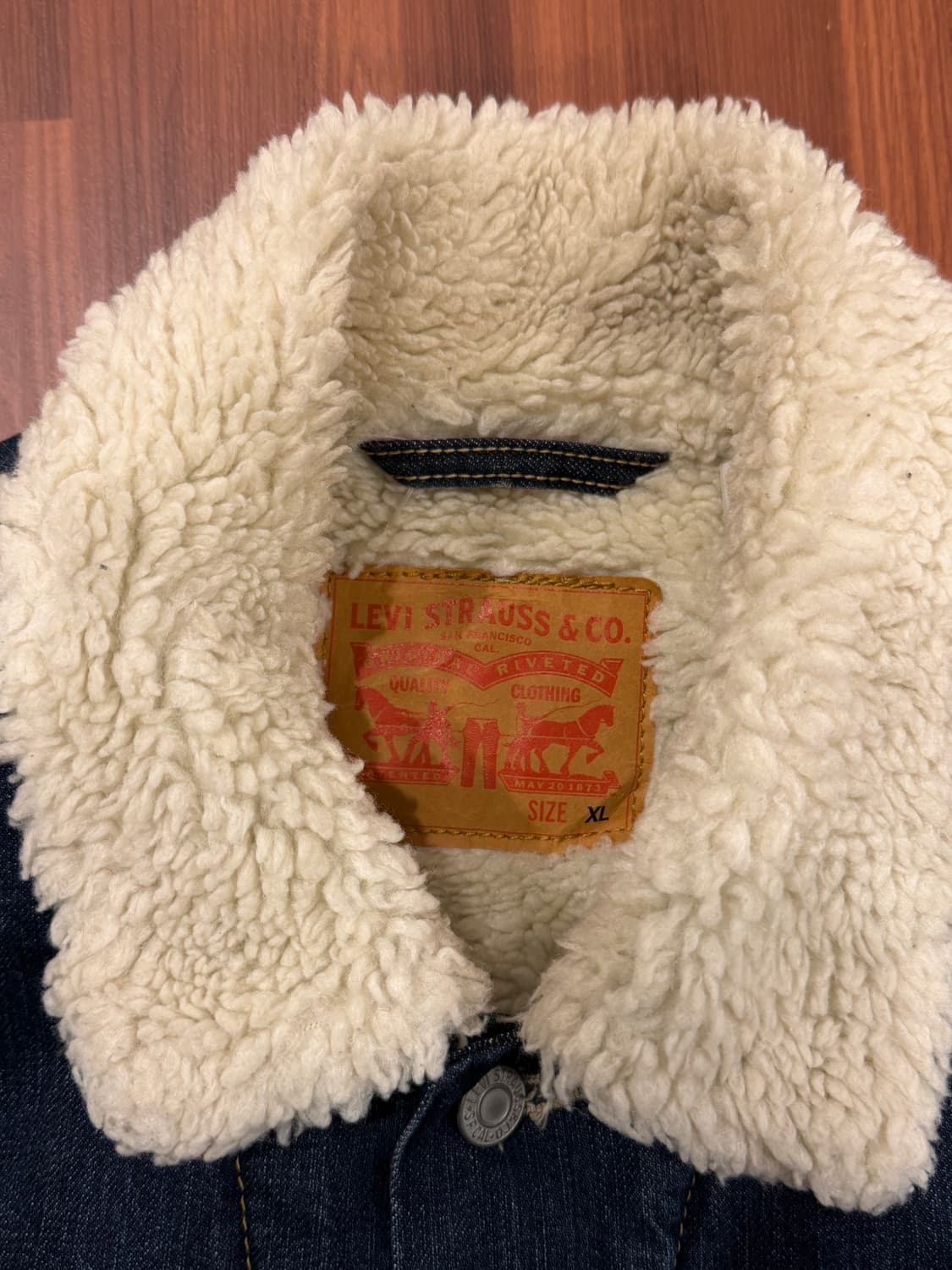 Levis 리바이스 쉐르파 데님 트러커 자켓 상품이미지9