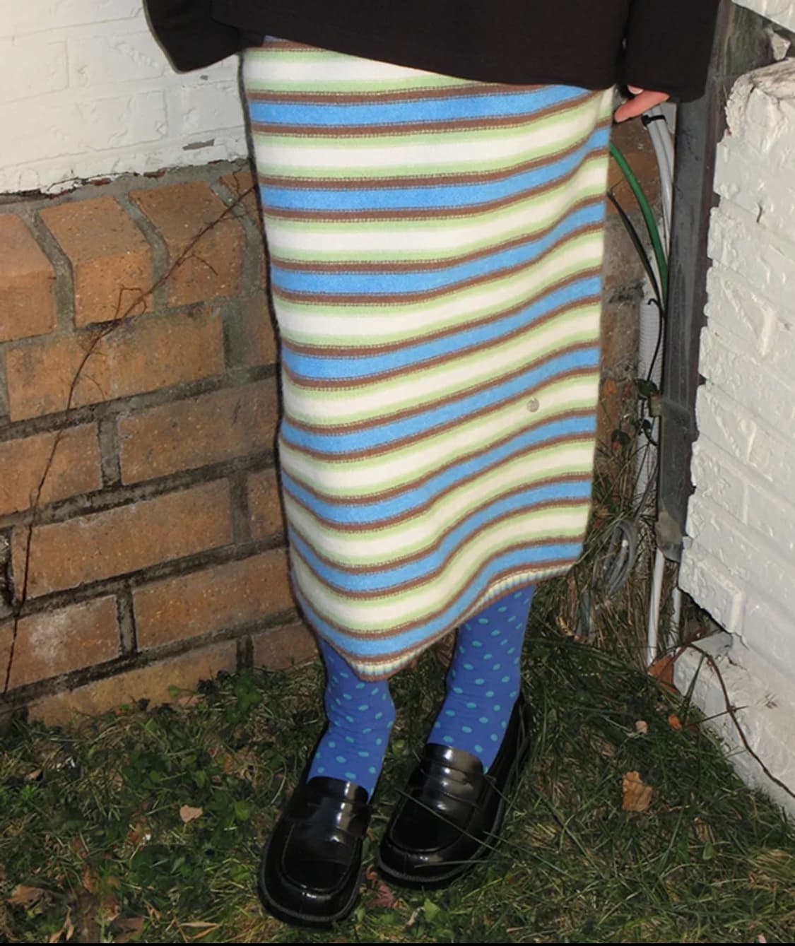 론론 MULTI CANDY KNIT BANDING SKIRT 상품이미지2