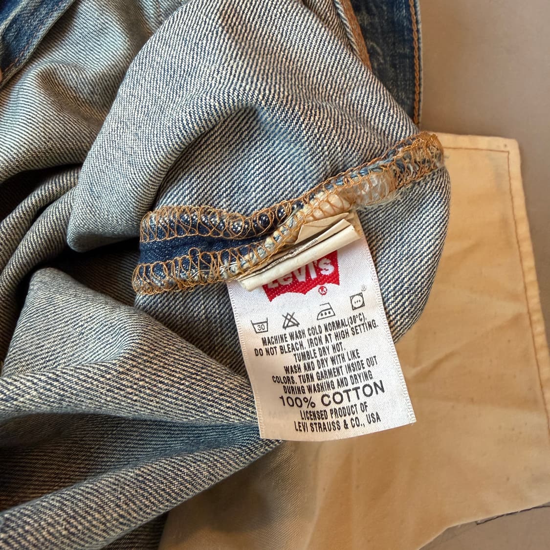 리바이스 501 데님 팬츠 상품이미지6