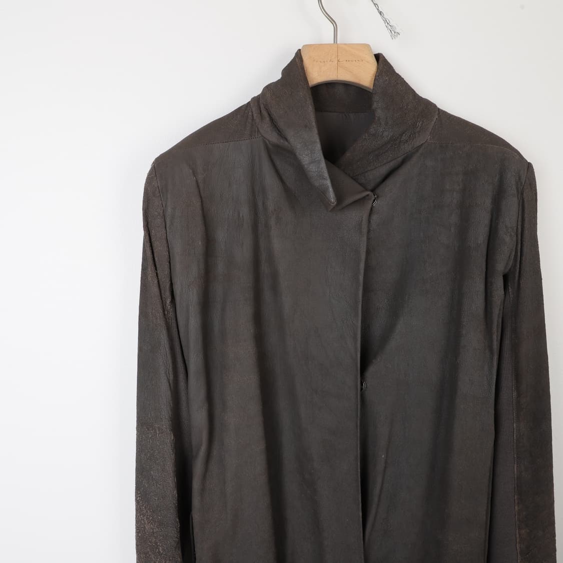 46 / Rick Owens 릭오웬스 가죽 코트 상품이미지3