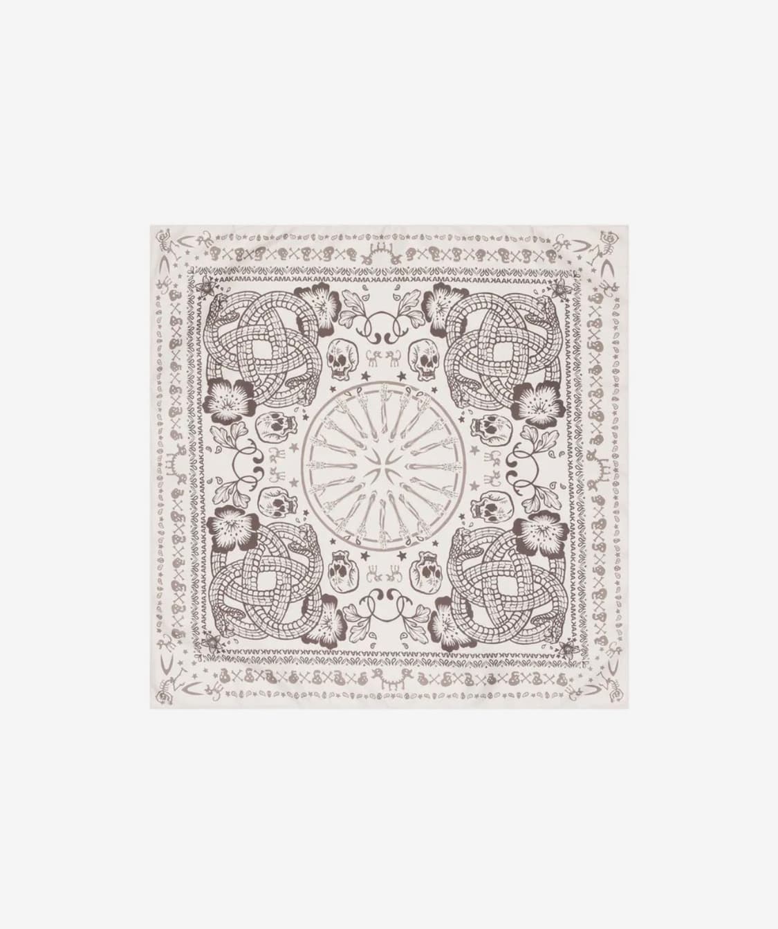 아캄 Skull Printed Scarf (Ivory) 상품이미지1