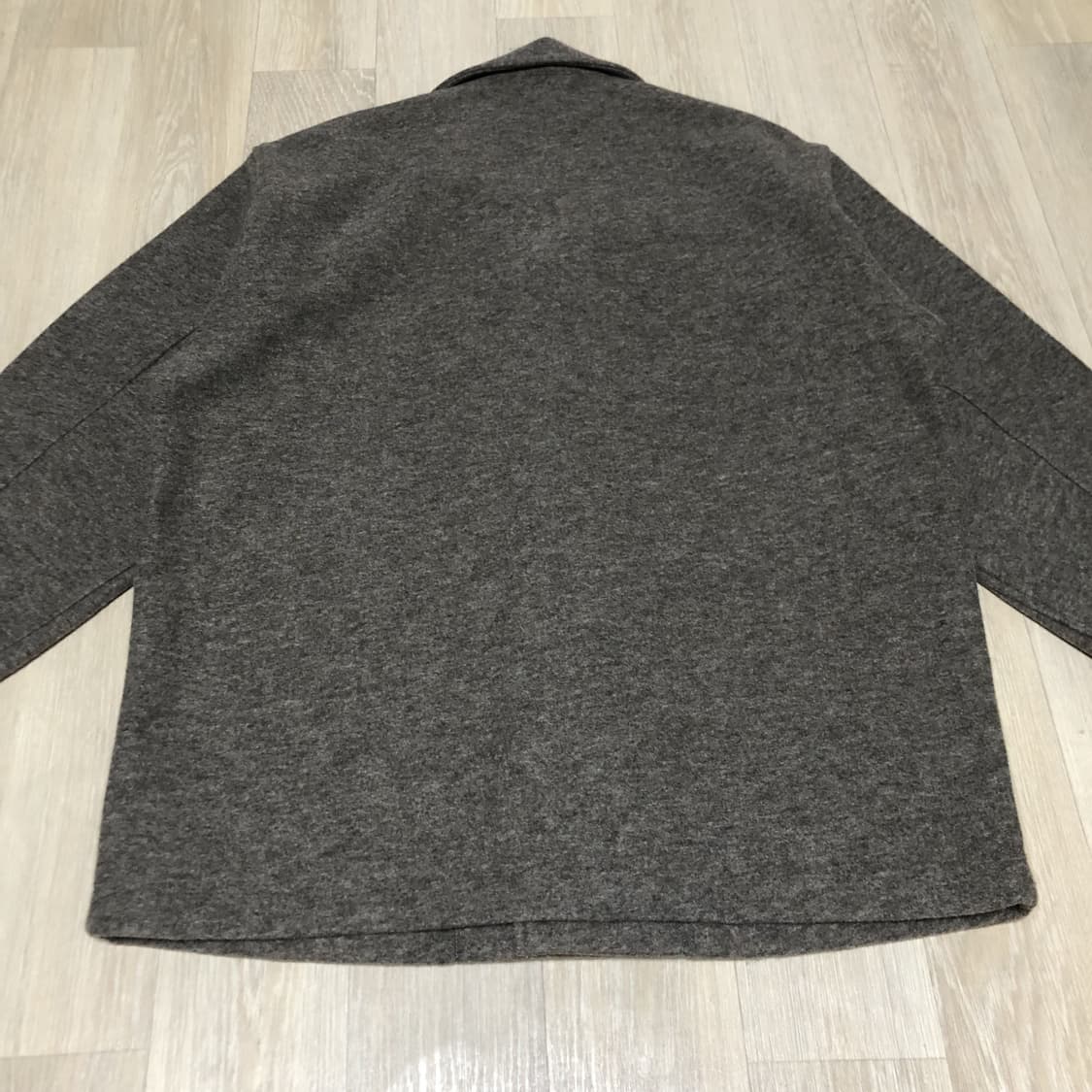 (M) 유니클로 U 후리스 저지 오버 셔츠 브라운 상품이미지9