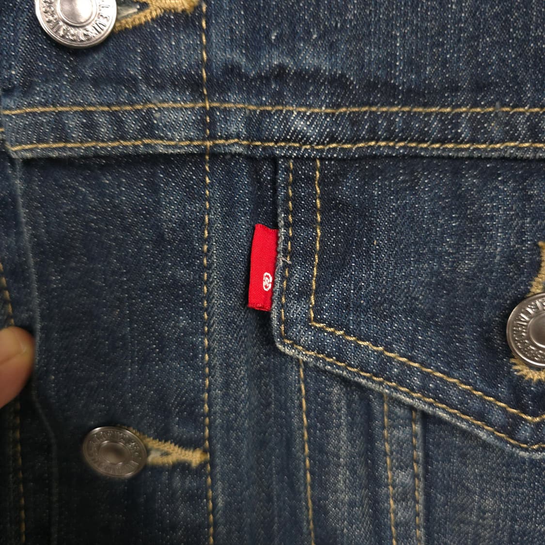 리바이스 Levis 트러커 데님 자켓 S 상품이미지4