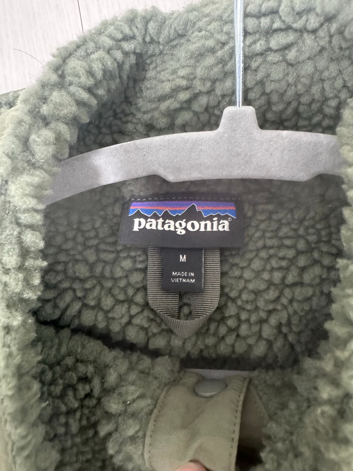 파타고니아 양털후드 반집업 상품이미지3