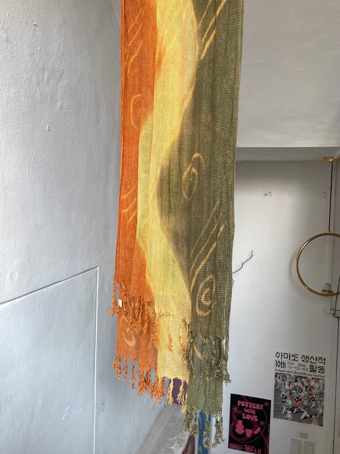 에스닉 배색 패턴 머플러 상품이미지3