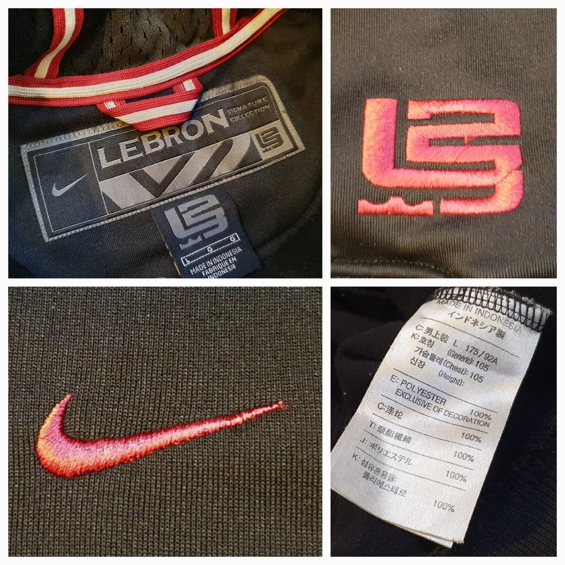 105.나이키 르브론 블랙후드티 상품이미지6