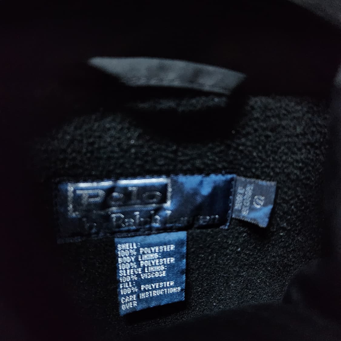 폴로 랄프로렌 블루종 블랙 바람막이 점퍼 상품이미지9