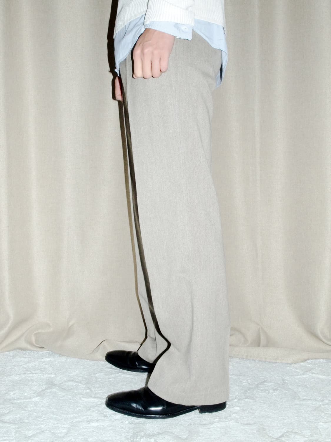 JACQUES PERNET Wool No-tuck Pants 상품이미지2