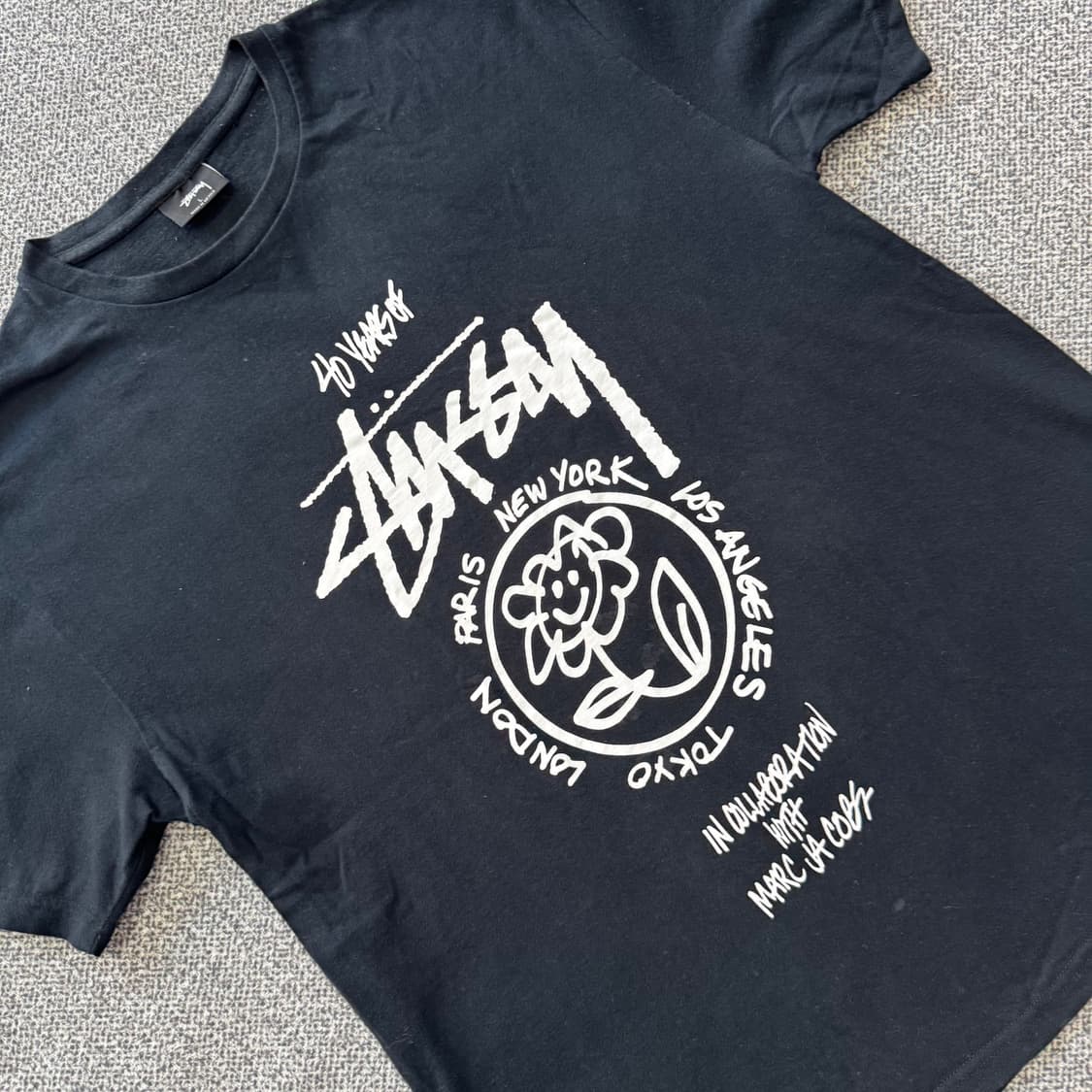 스투시 x 마크 제이콥스 40 월드투어 티셔츠 상품이미지2