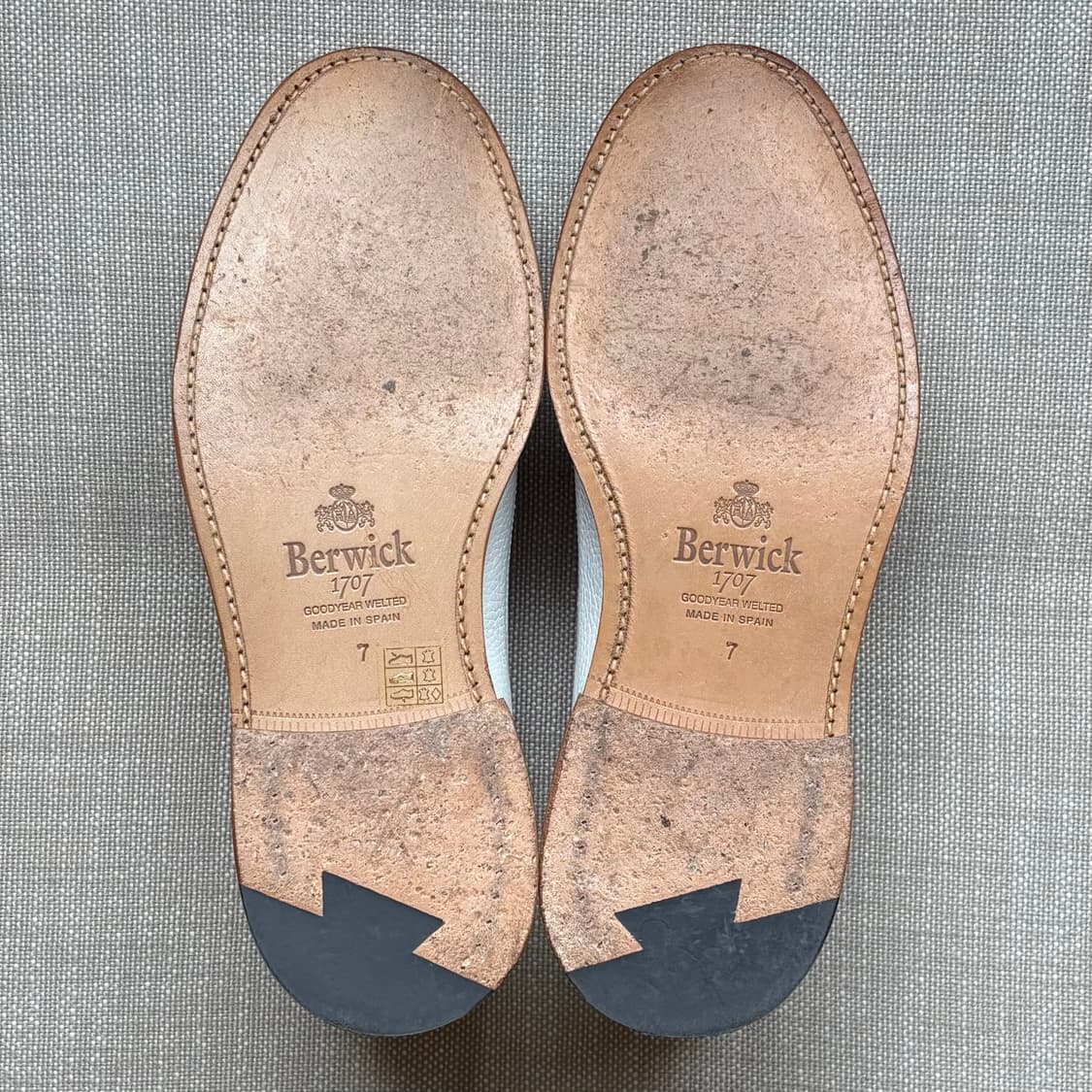 [UK7] Berwick 4794 화이트 그레인 브로그 윙팁 상품이미지7