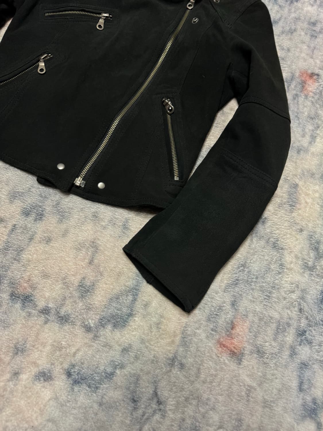 Abahouse goat skin crop rider jacket 상품이미지6