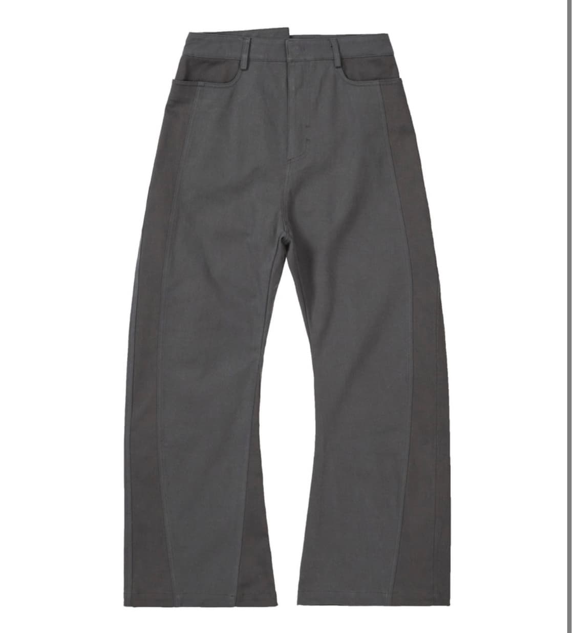 [s]xlim ep.9 03 trousers 차콜그레이 새상품 상품이미지1