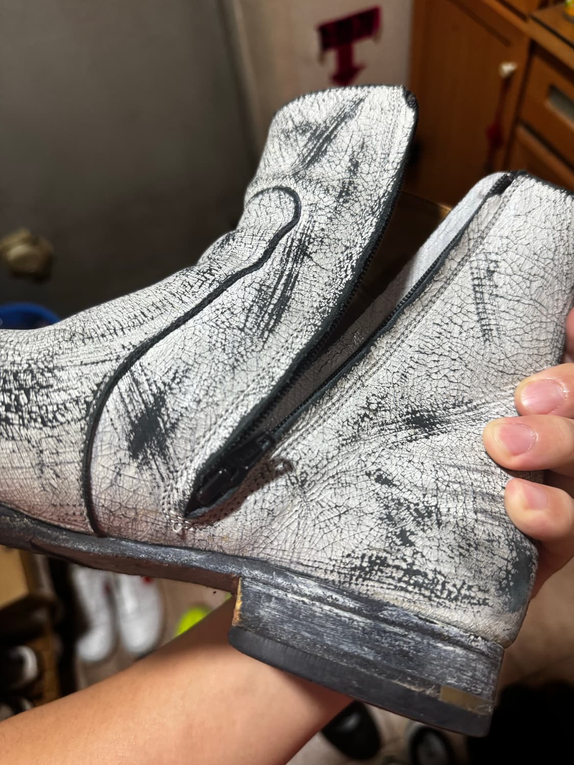 메종 마르지엘라 h&m 콜라보 크랙 부츠 상품이미지8