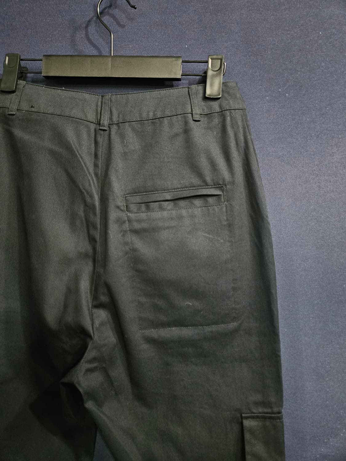 아디다스 블랙네이비 남성 허리 26 카고 조거팬츠  상품이미지8