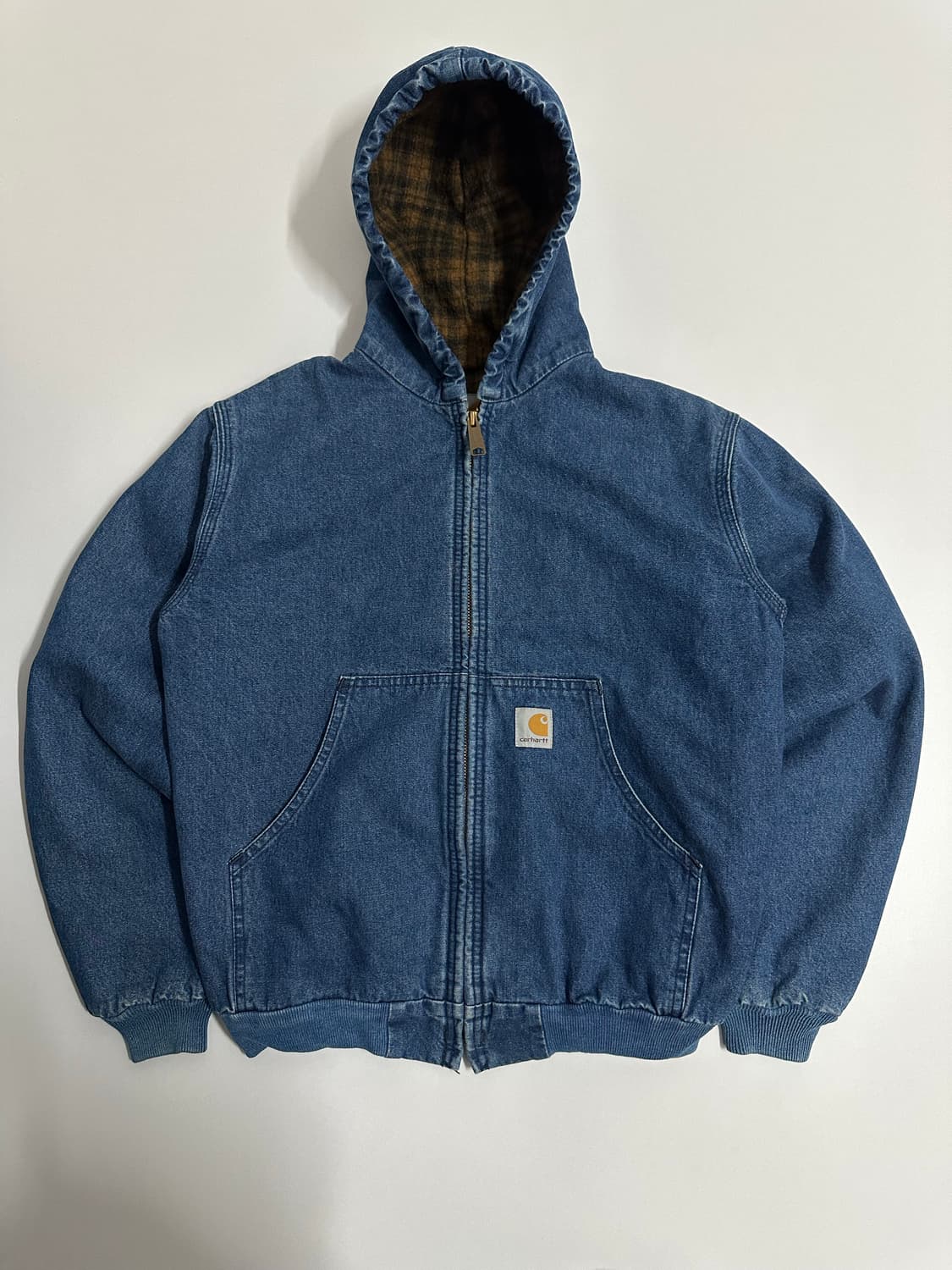 칼하트 Y07 DST 데님 액티브 후드 자켓  상품이미지2