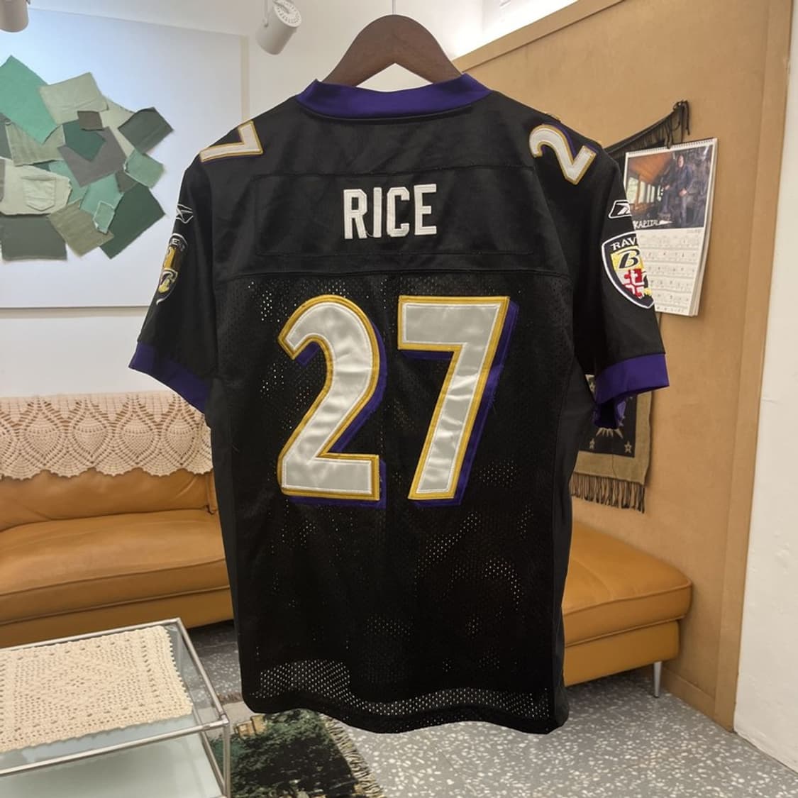 리복 NFL 볼티모어 레이븐스 풋볼 져지 반팔티 95 C11482 상품이미지4