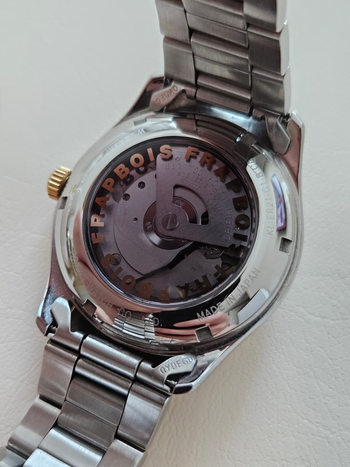 오리엔트 FRAPBOIS 콜라보 실버 메탈 시계 상품이미지7