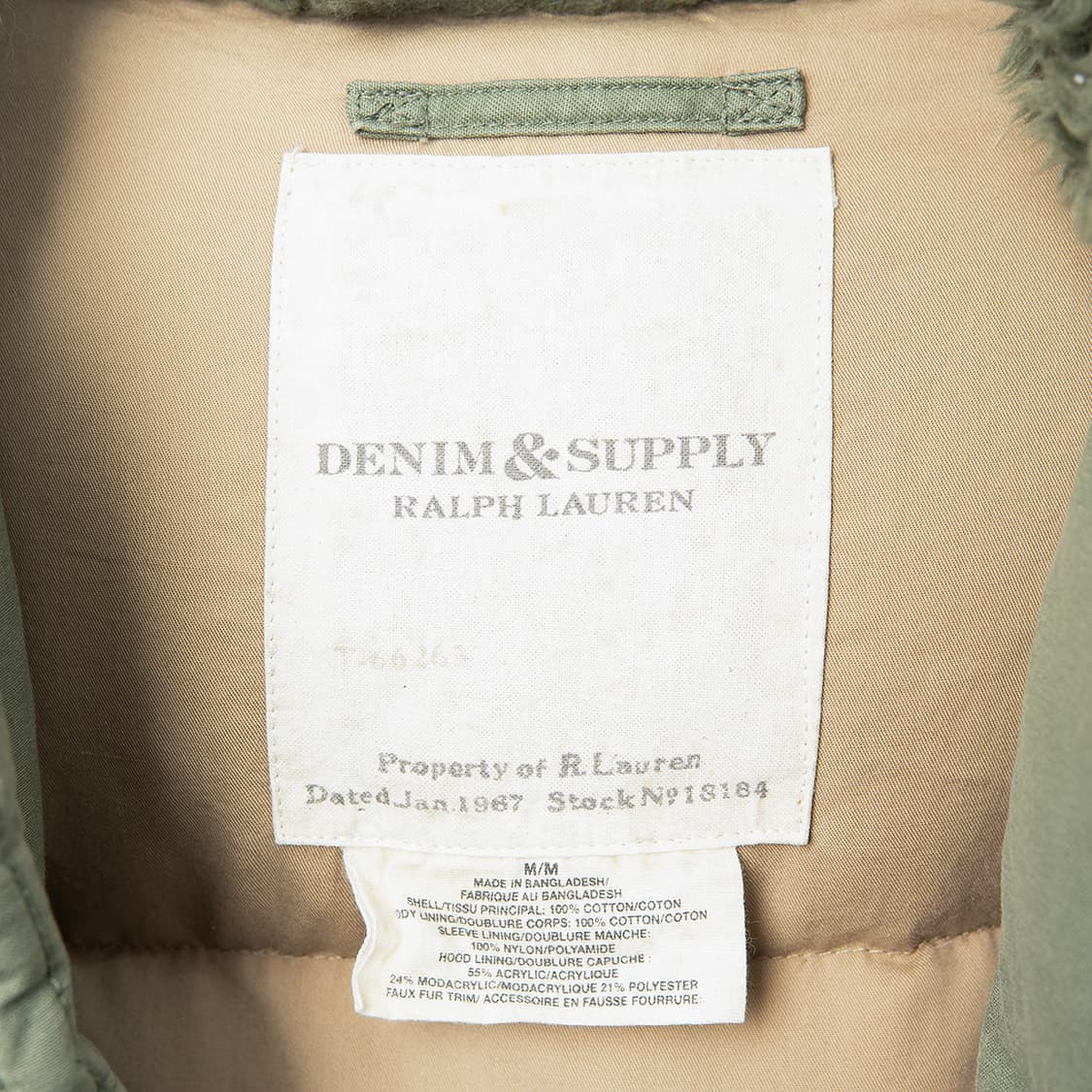 [M] 데님앤서플라이 랄프로렌 밀리터리 N-3B 다운 파카  상품이미지7