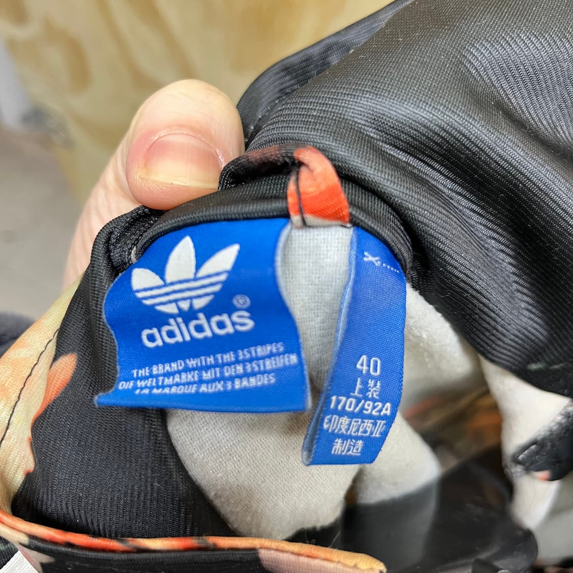 아디다스 파이어버드 플라워 져지 트랙탑 40사이즈 상품이미지2