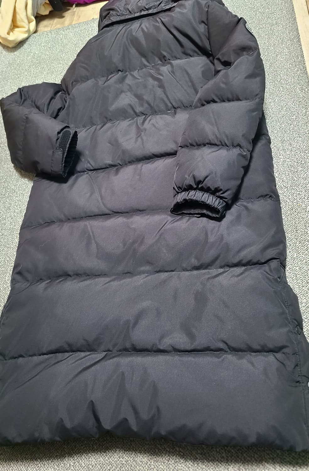 Millet  보웰 벤치코트 여성 덕다운 롱패딩 블랙 90 상품이미지9