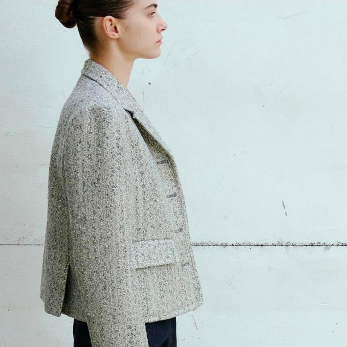 허앤쉬(her&she) 울 리치 트위드자켓 55-66 새상품 상품이미지3