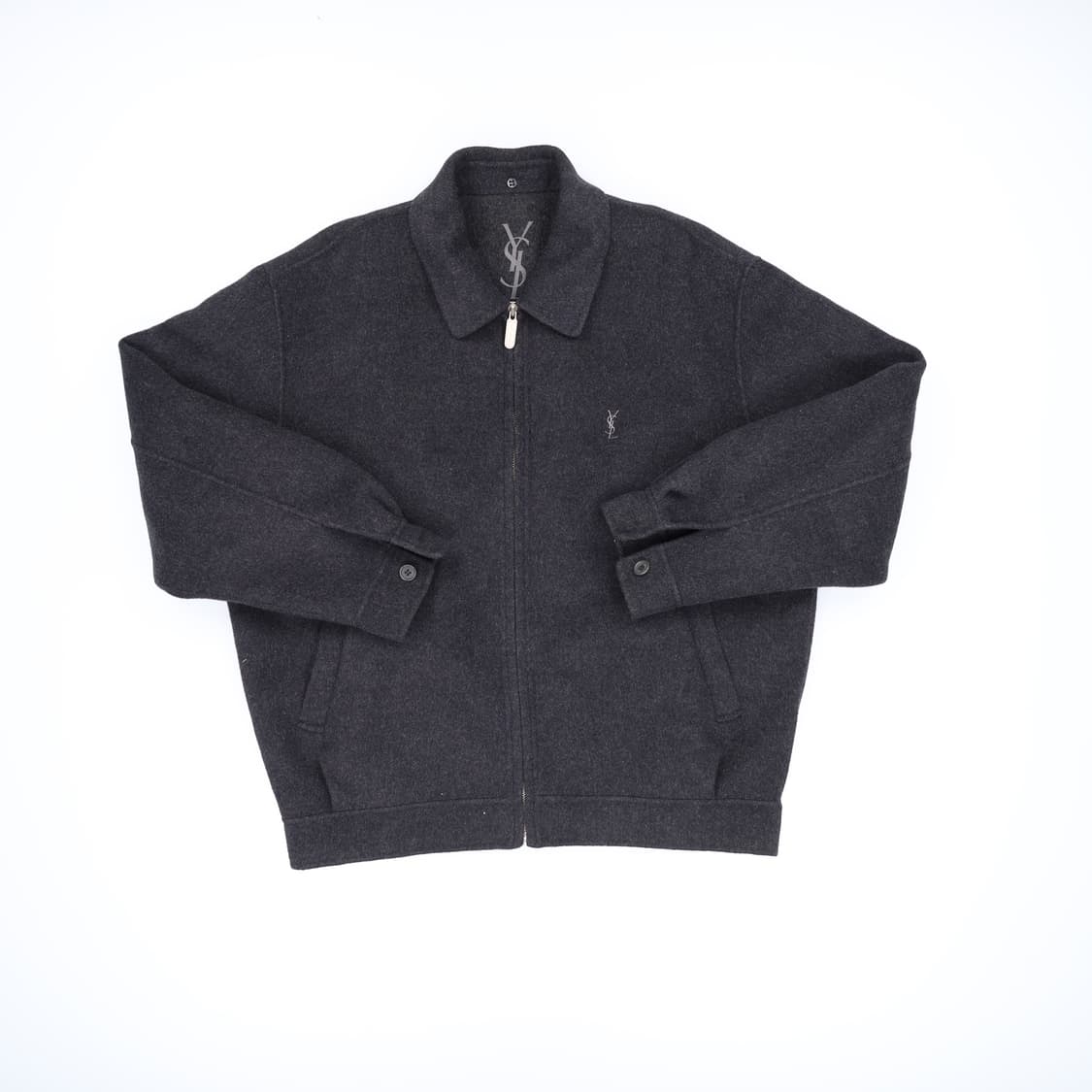 105 생로랑 챠콜 울 블루종 0224H1 상품이미지1