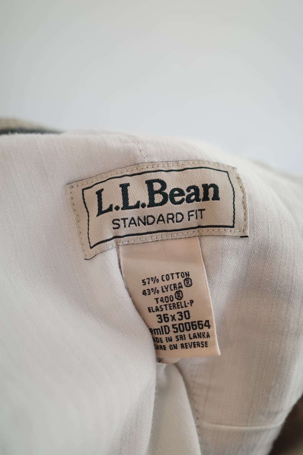 L.L.Bean 엘엘빈 코튼 치노팬츠 (34인치) 상품이미지5