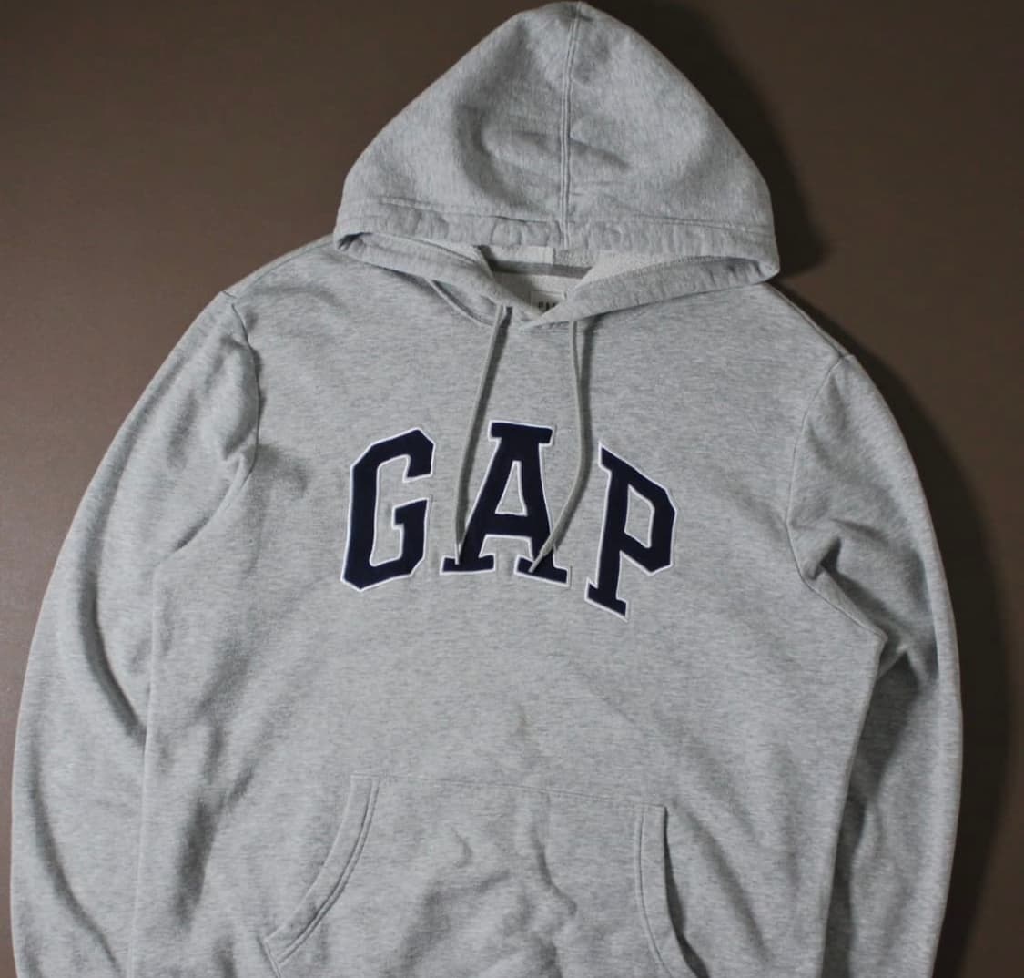 GAP 갭 그레이 기모 후드티 상품이미지2