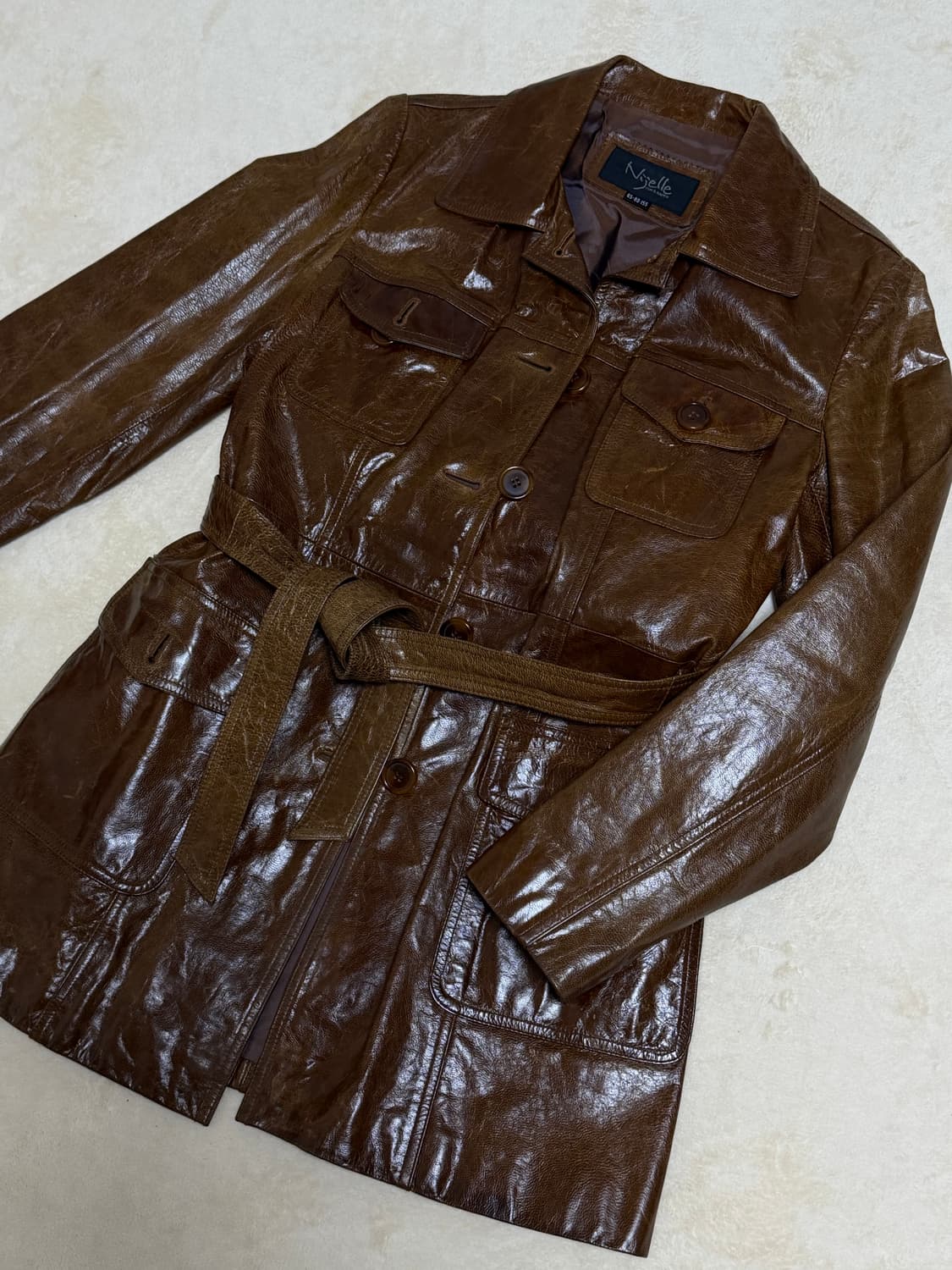 빈티지 염소가죽 자켓 상품이미지3