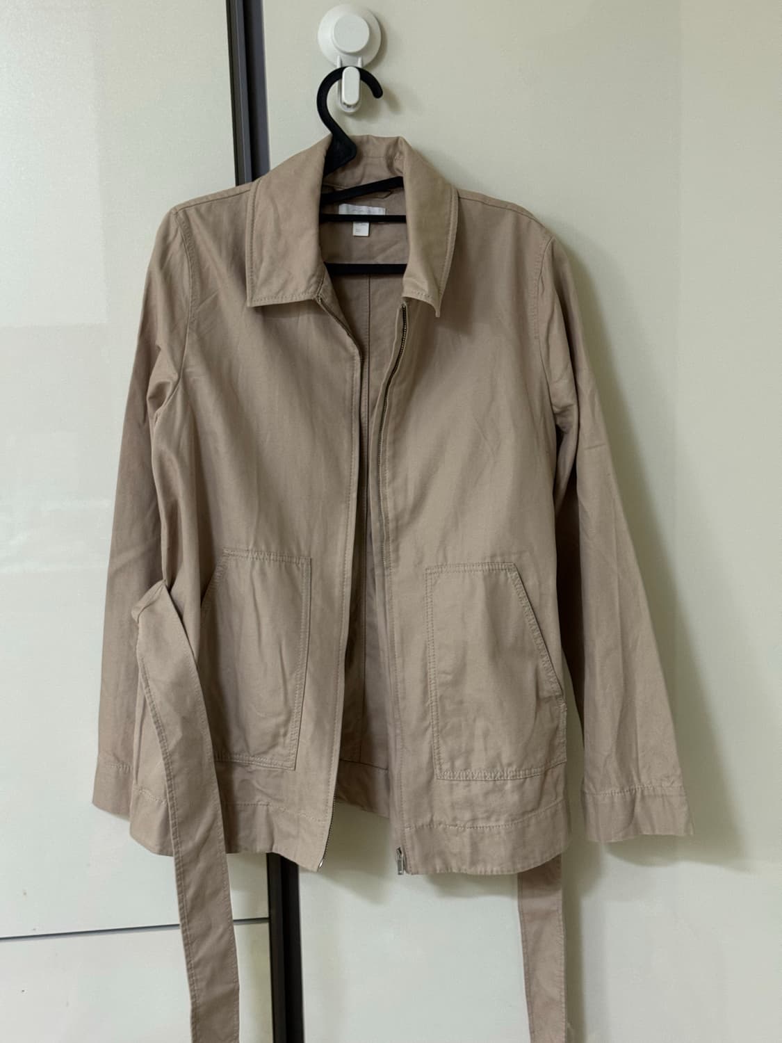 코스 베이지 면자켓 상품이미지1