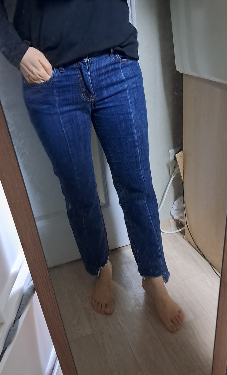 게스 슬림 스트레이트 데님 청바지 27 상품이미지8