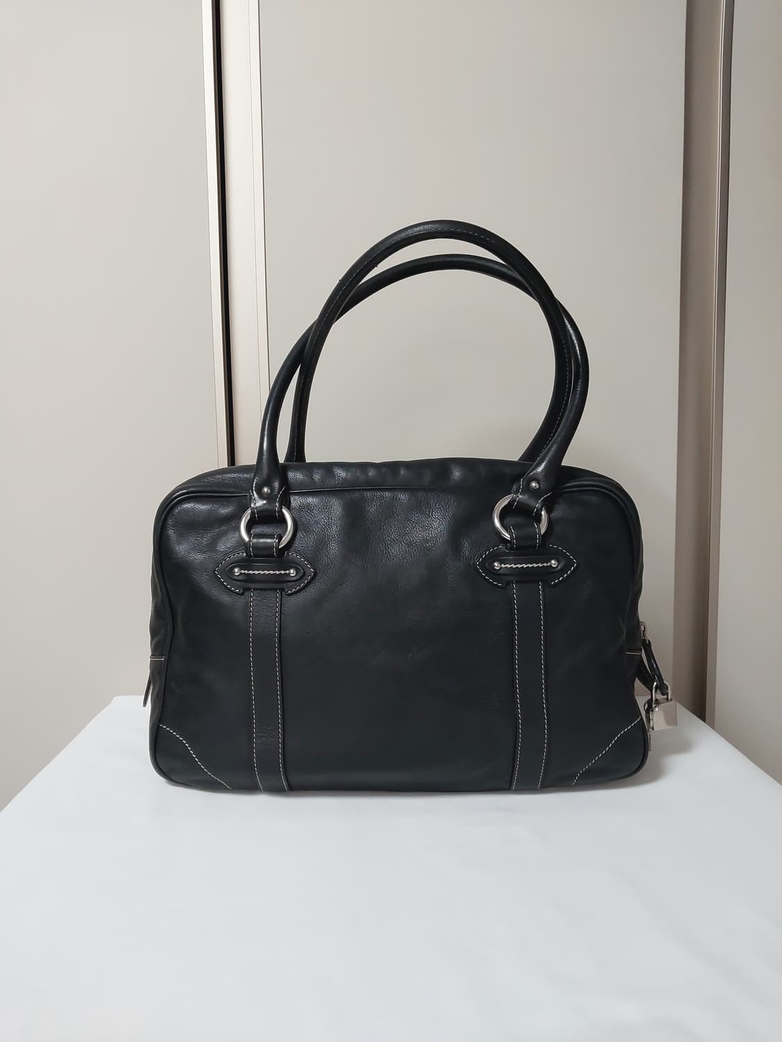 크리스찬 디올 은장 CD로고 숄더백 상품이미지5