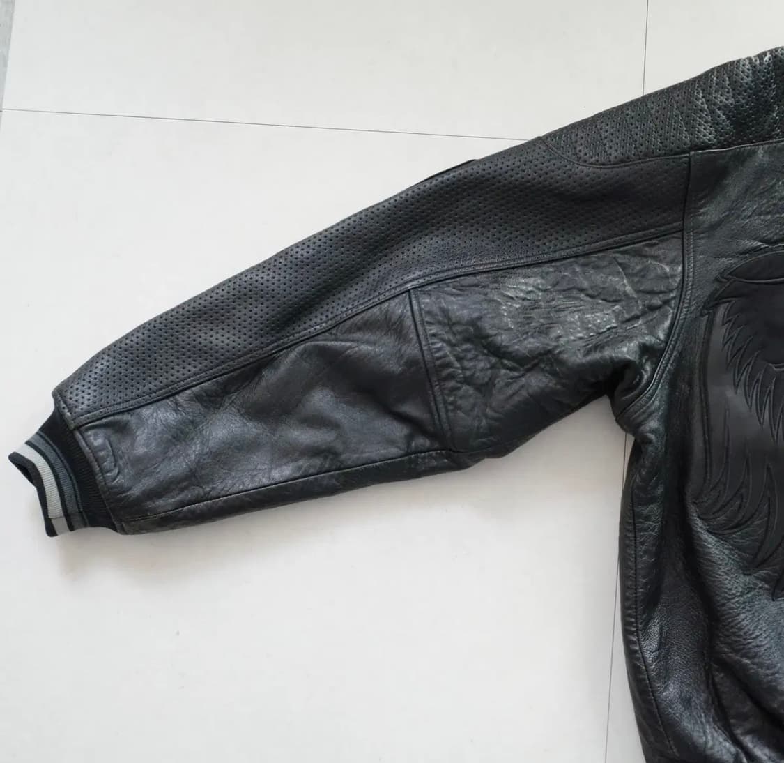 아비렉스 독수리 리얼 레더 바시티 자켓 XL 상품이미지8