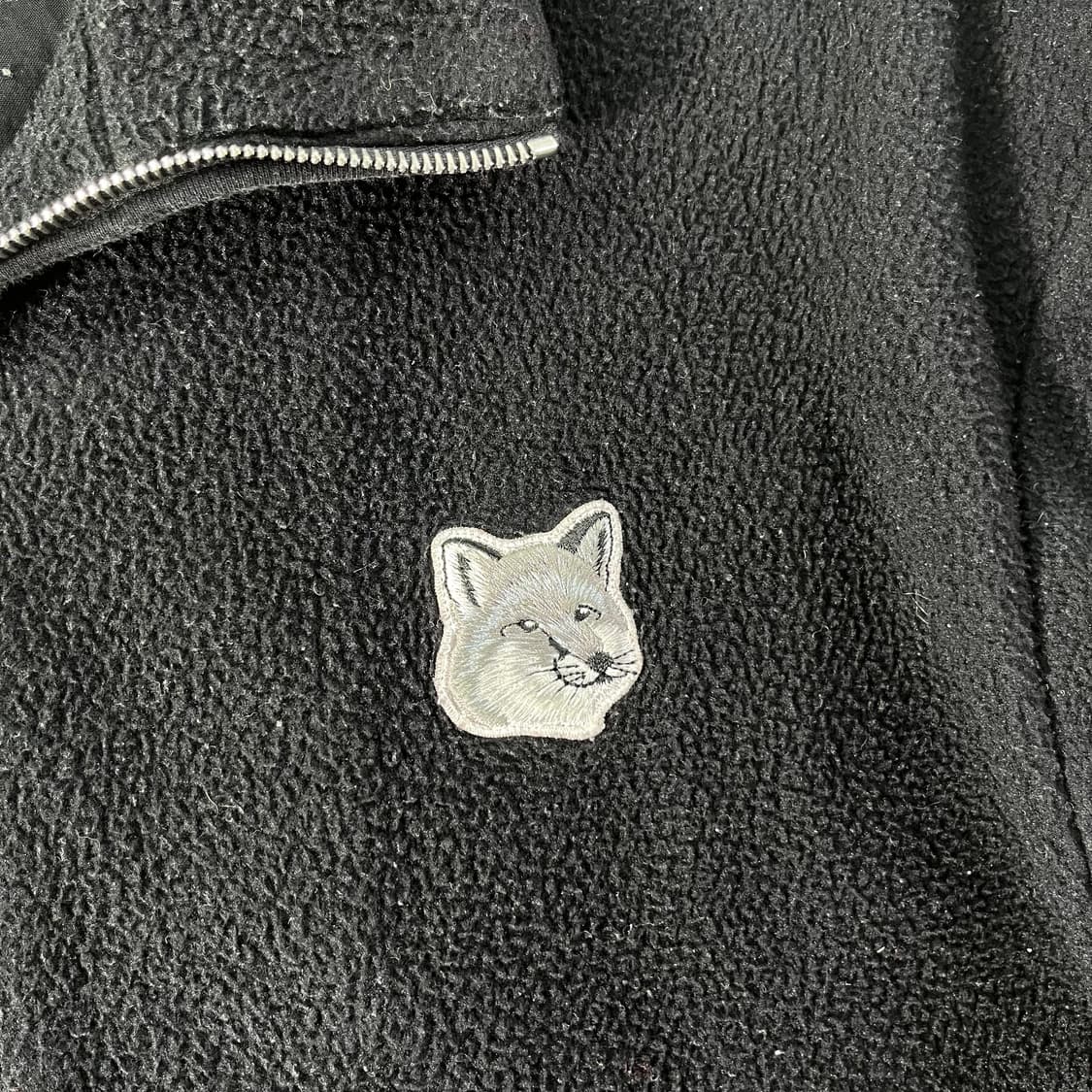 100 메종키츠네 실버폭스 플리스 한정판 자켓 상품이미지3