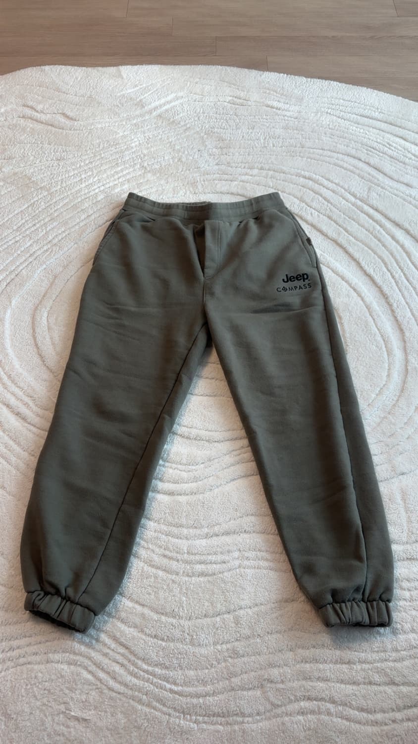 Jeep 맨투맨 상하의 세트 카키 상품이미지3