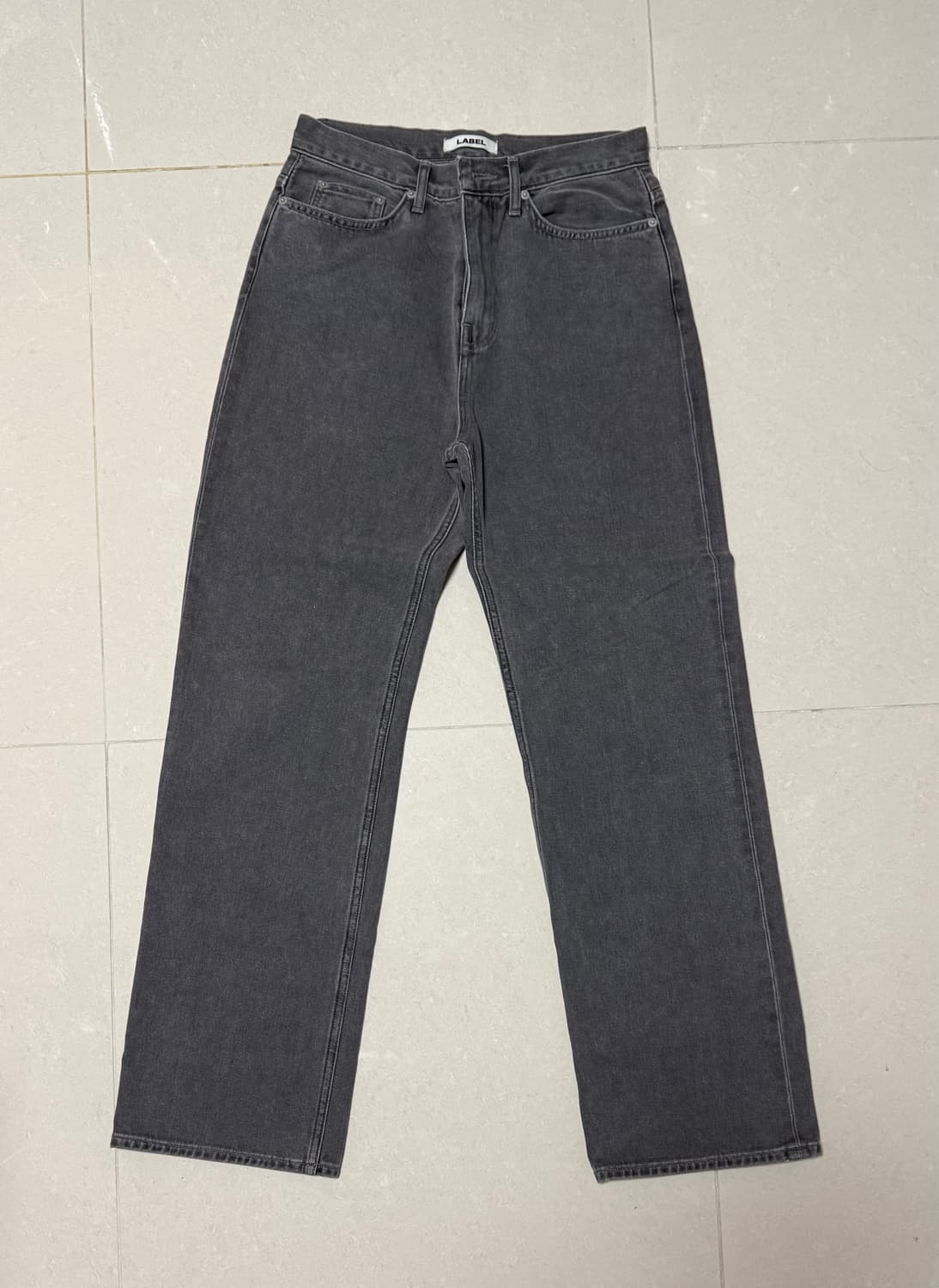 라벨아카이브 relaxed fit jeans mild grey 3사이즈 상품이미지1