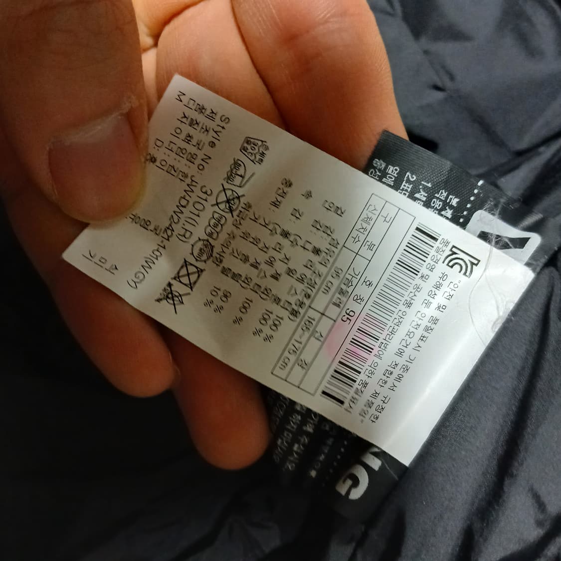 코오롱스포츠 구스다운 카모 밀리터리 패딩 점퍼 상품이미지5