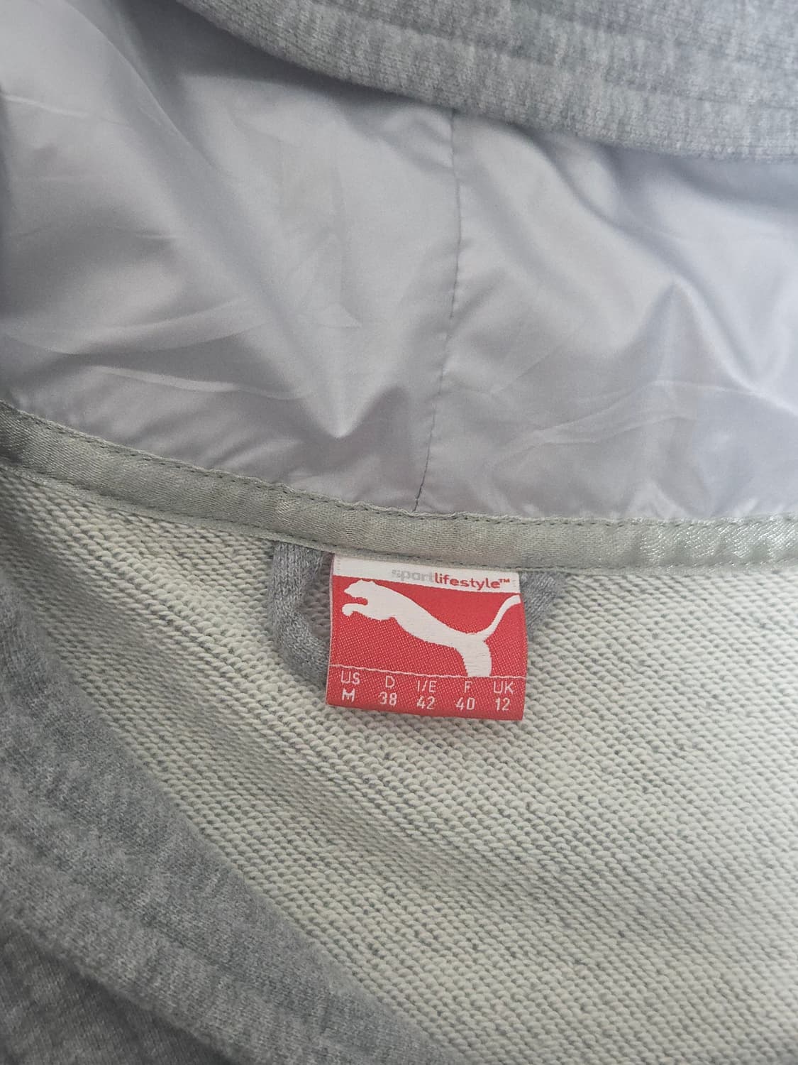 y2k vintage puma 빈티지 후드집업 GRAY 상품이미지3