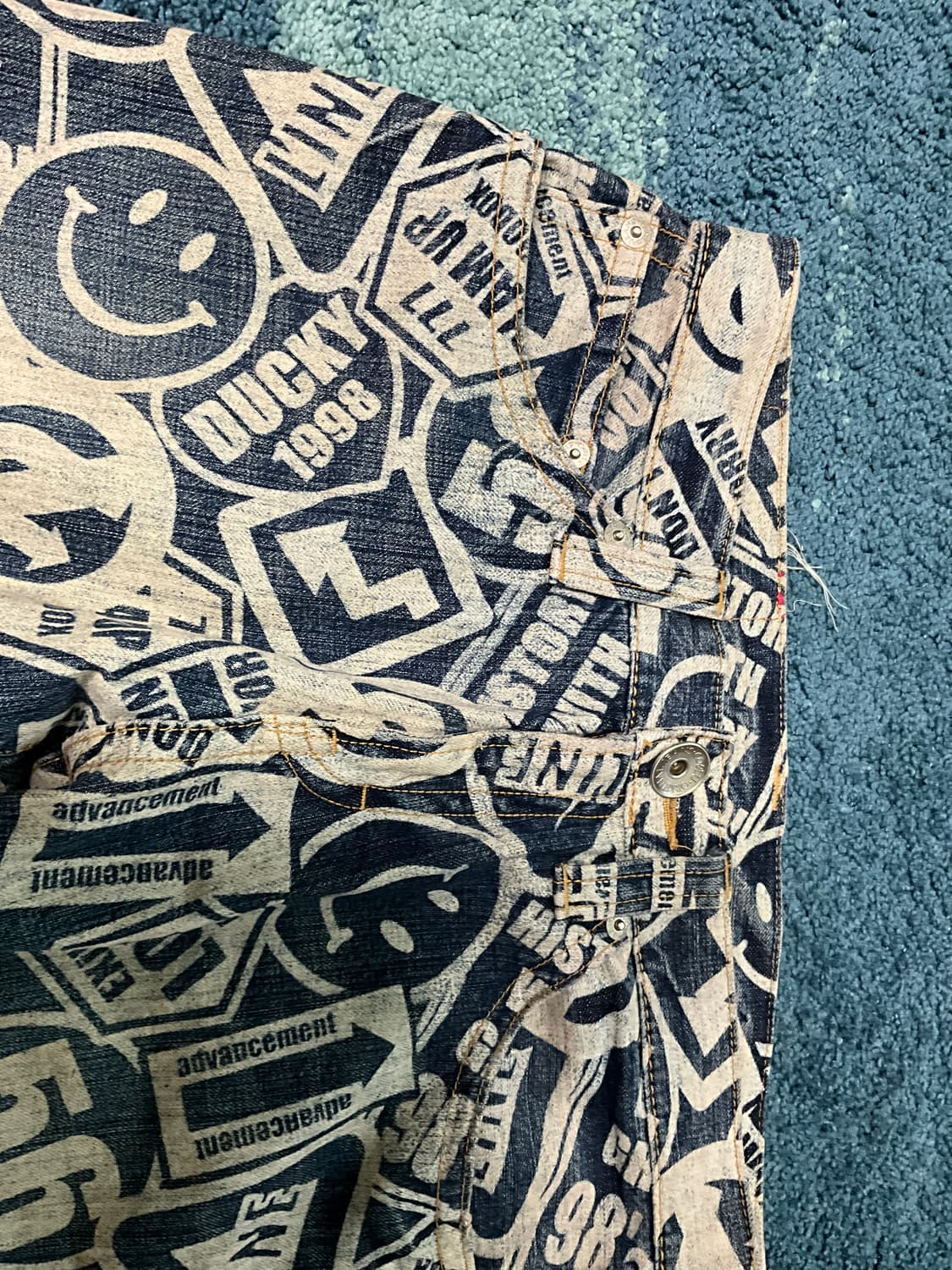 CO&LU Rock Funki pants 데님 팬츠 y2k 힙 JPN 상품이미지4