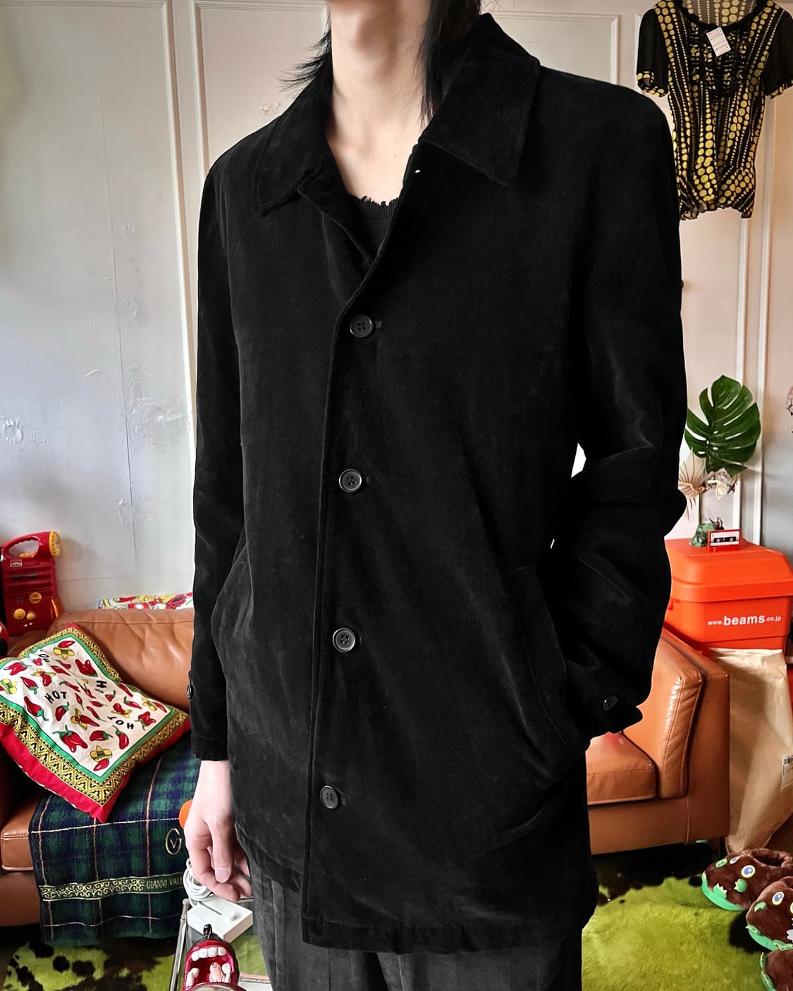 SISSY by KANSAI YAMAMOTO Velour Jacket 상품이미지2